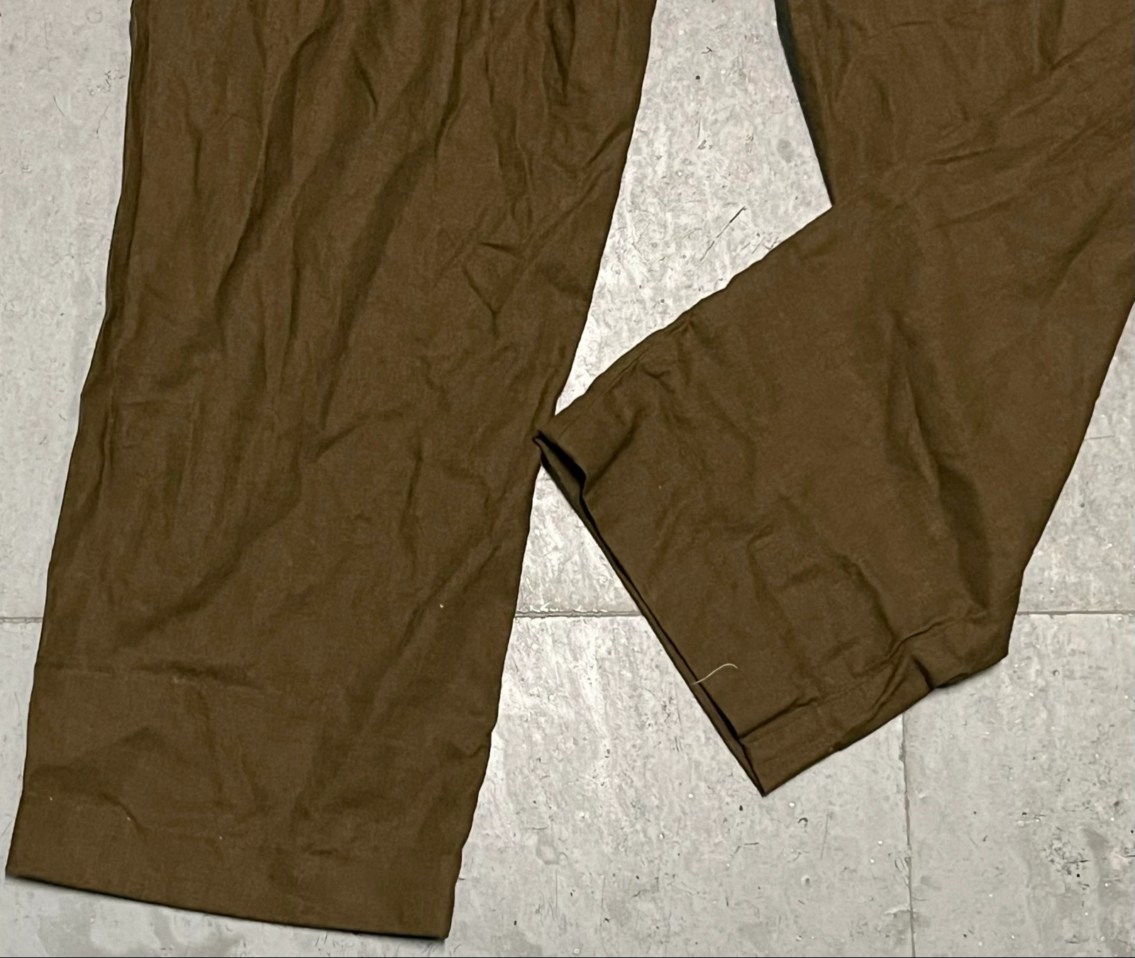 Cotton linen khaki pants – photo 16